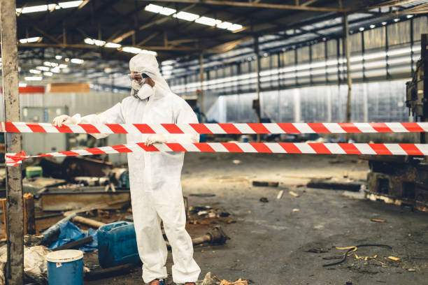 Professional Hoarding Cleanup technician working in Lynchburg, VA